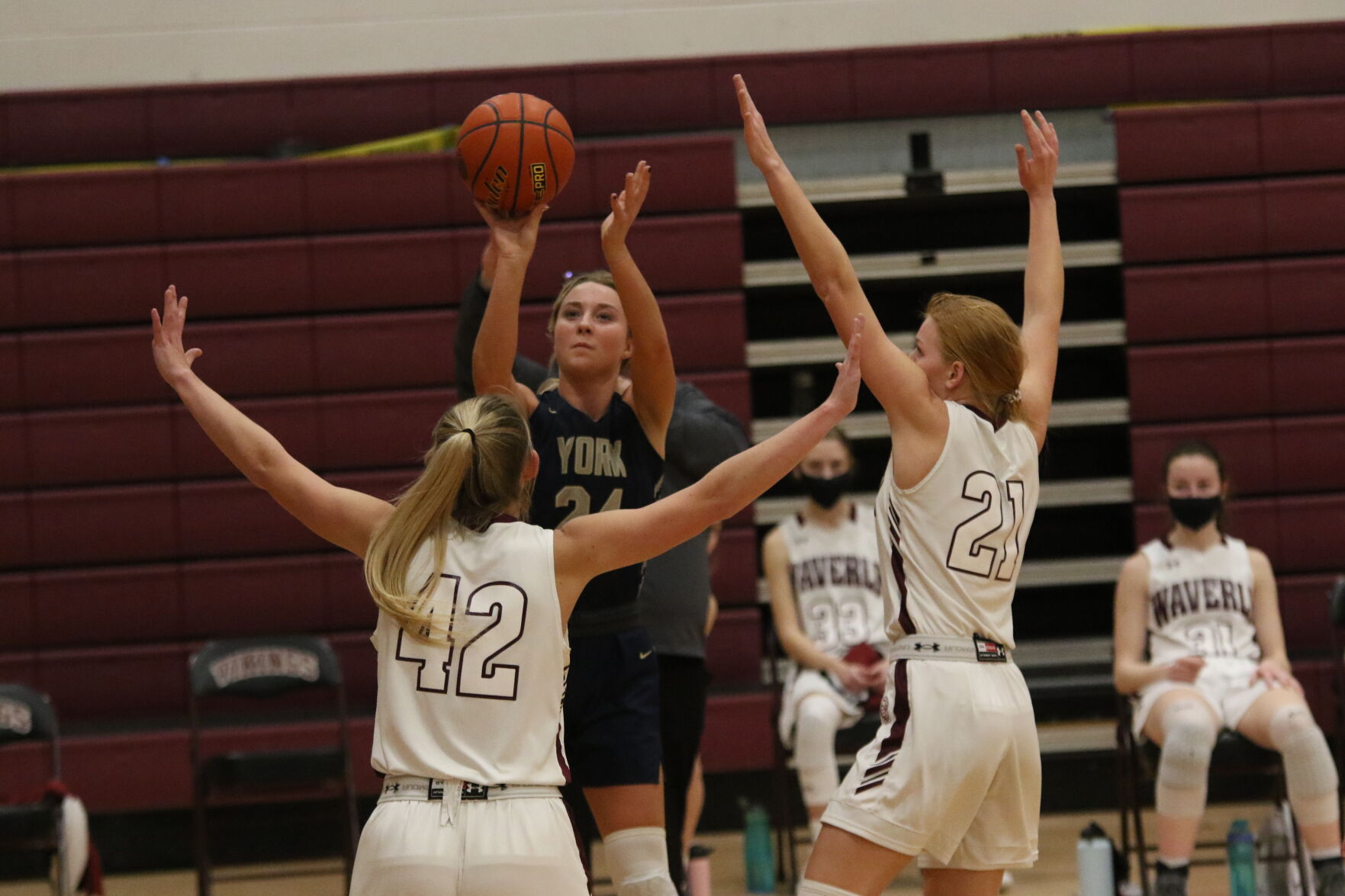 York at Waverly girls basketball, Jan. 4 27.JPG